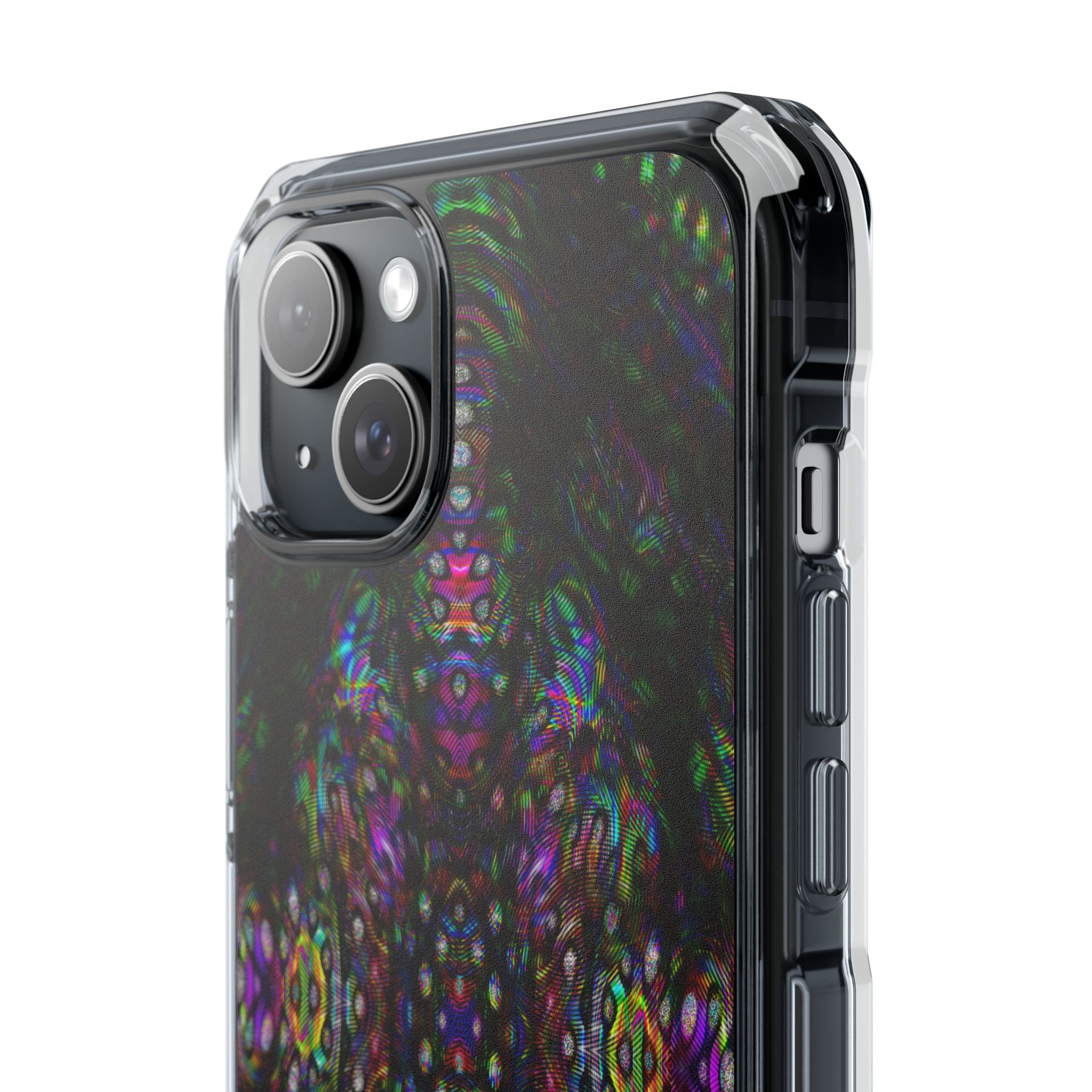 iPhone 15 Magnetic Clear Impact Case - DMT Scribe Tiles No.2