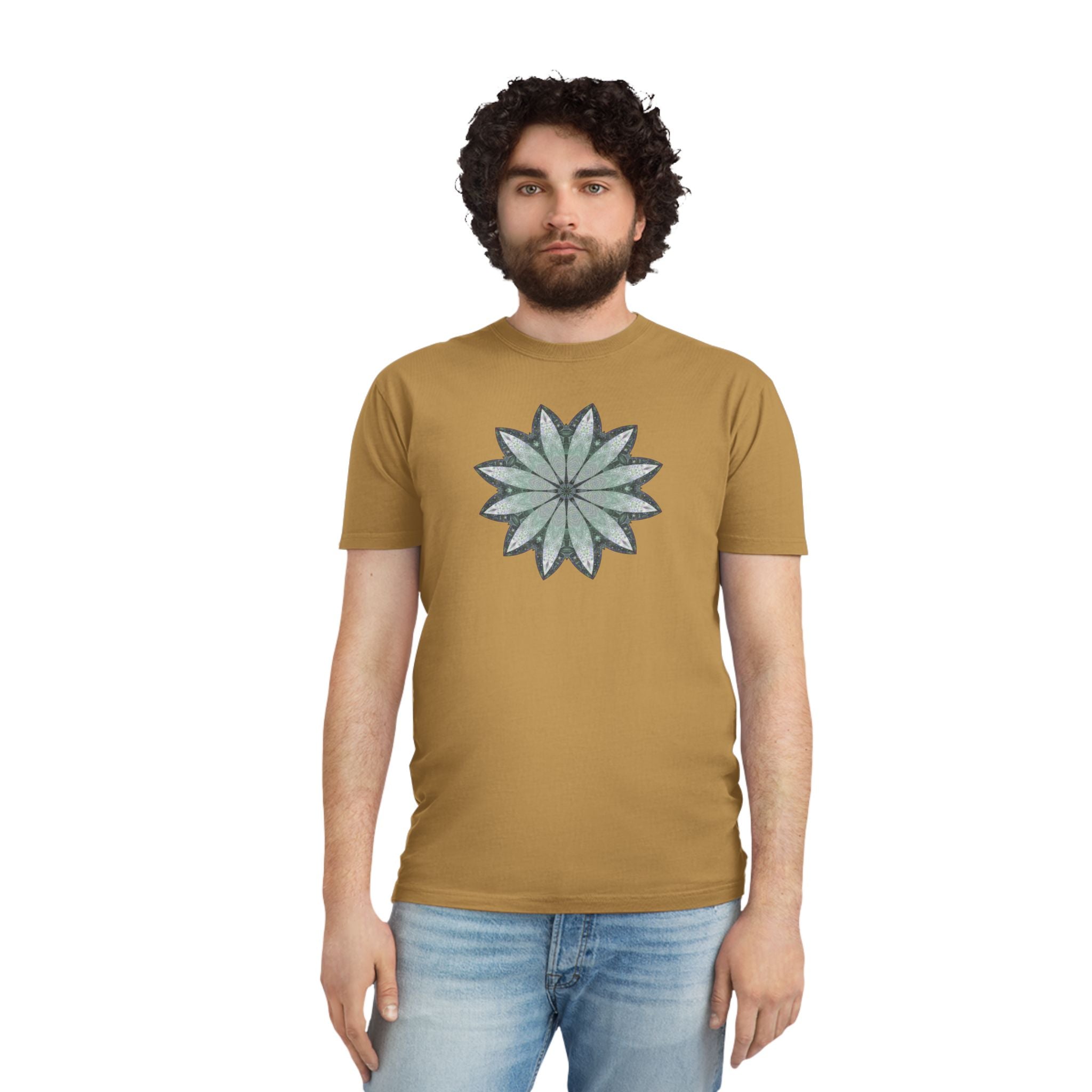Unisex Faded Shirt - Love Light Mandalas No.22