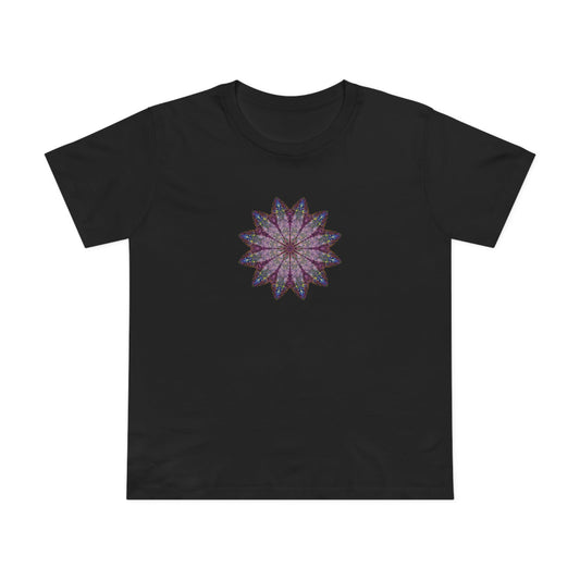 Women’s Maple Tee - Love Light Mandalas No.17