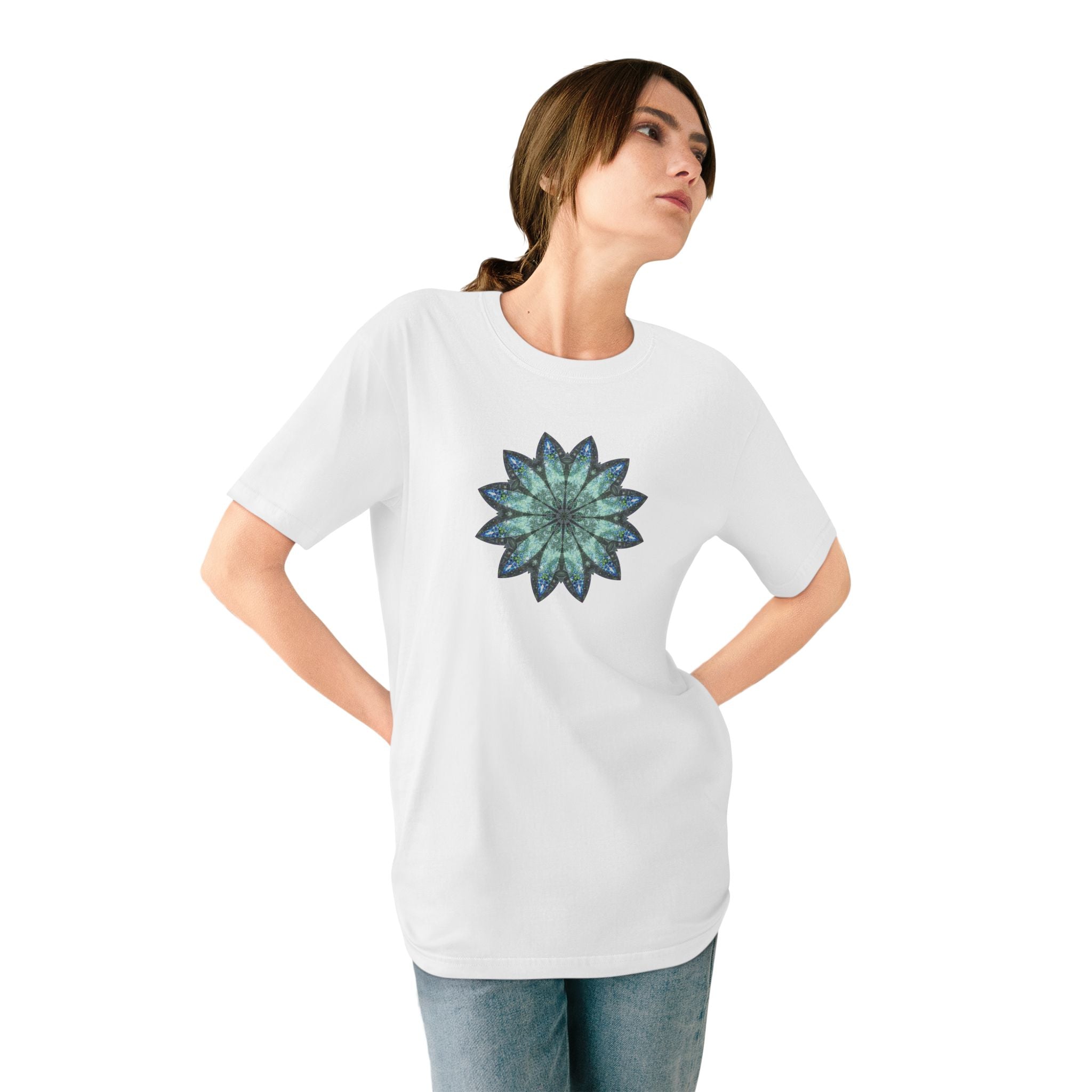Organic Staple T-shirt - Love Light Mandalas No.20