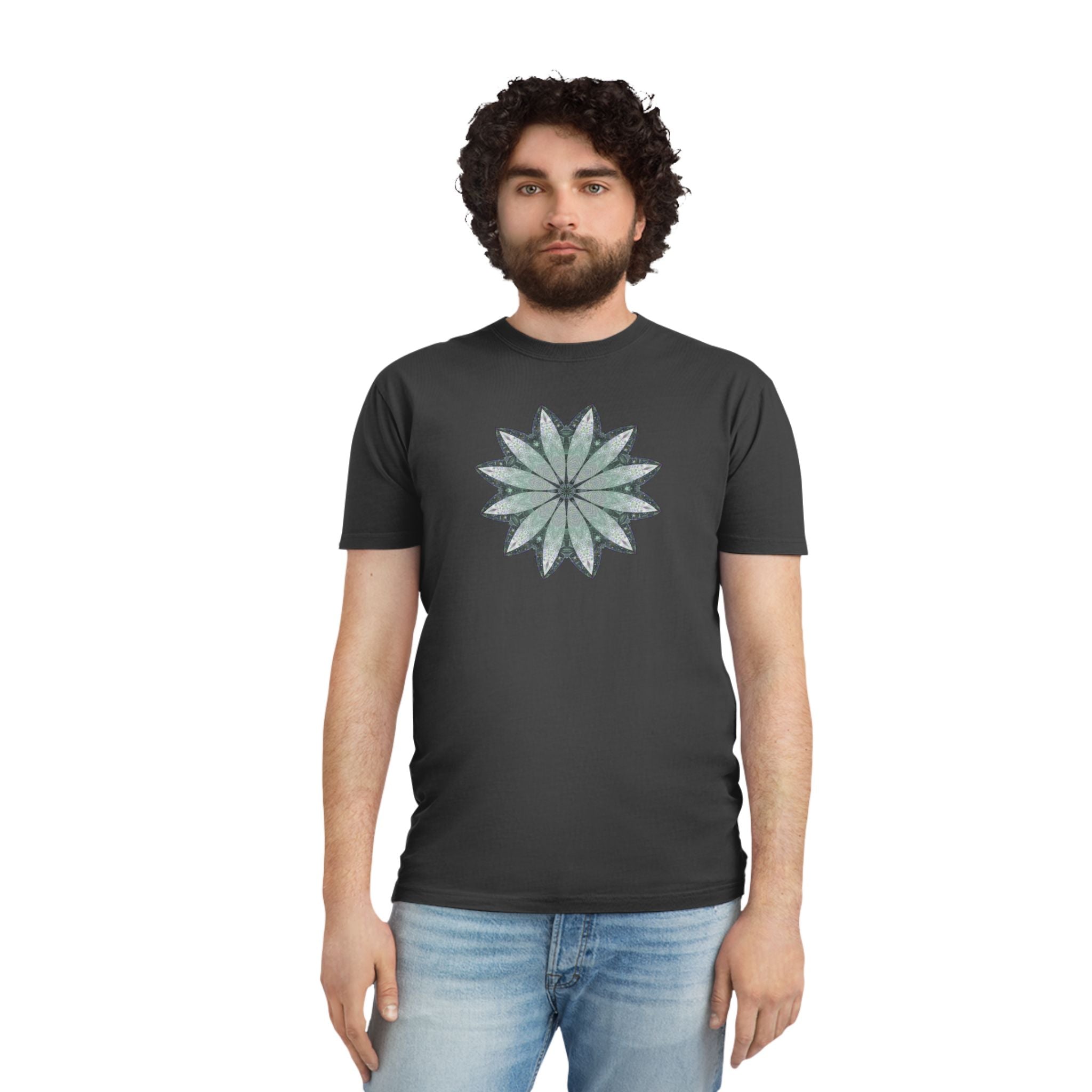 Unisex Faded Shirt - Love Light Mandalas No.22