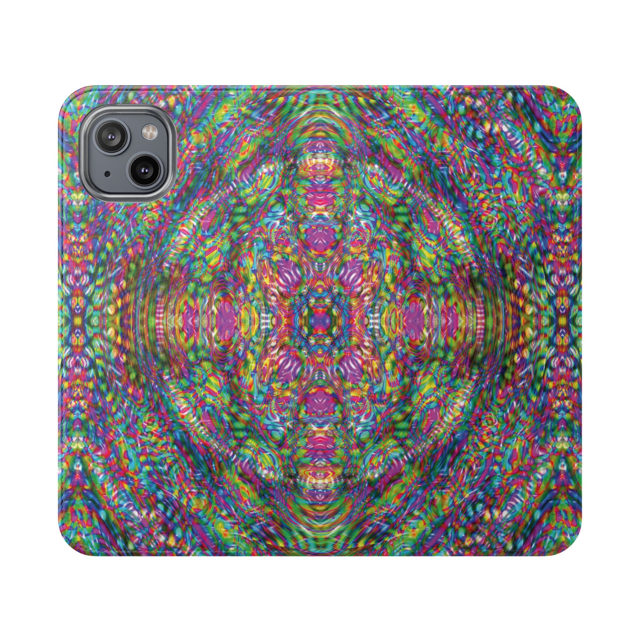 iPhone 14 Flip Case - DMT Scribe Tiles No.4