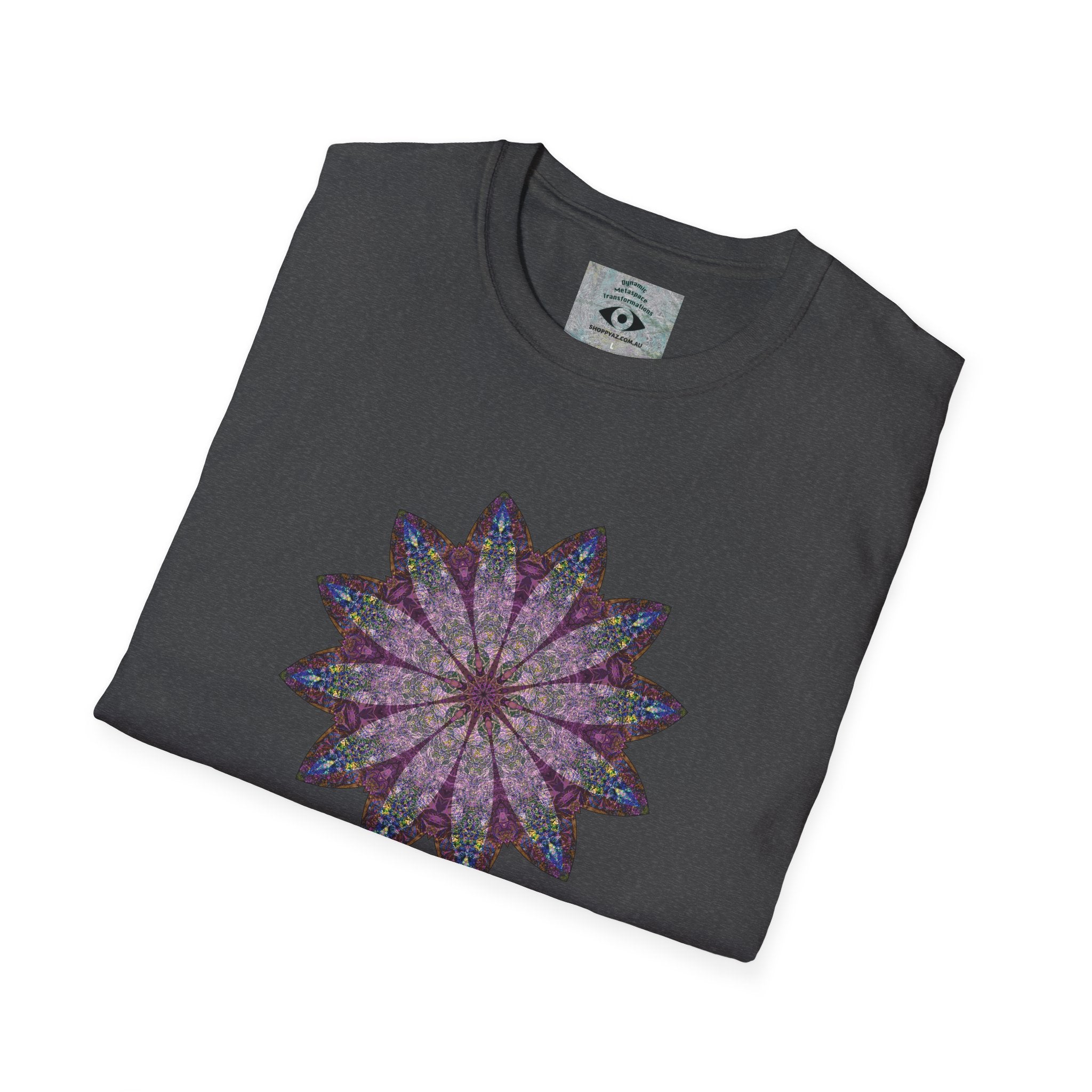 Unisex Softstyle T-Shirt - Love Light Mandalas No.17