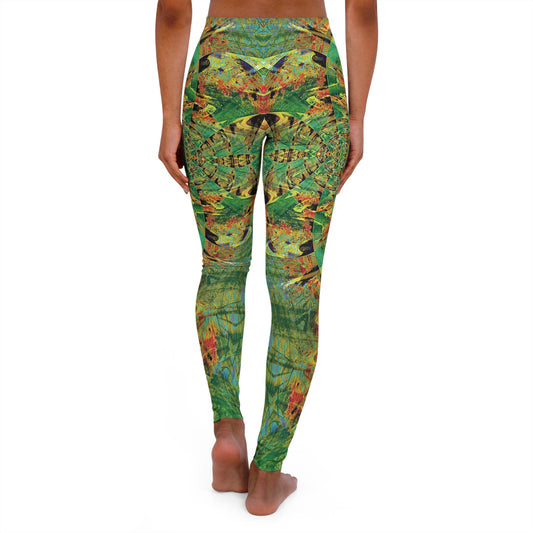 Spandex Leggings - Love Light Fractals No.3c