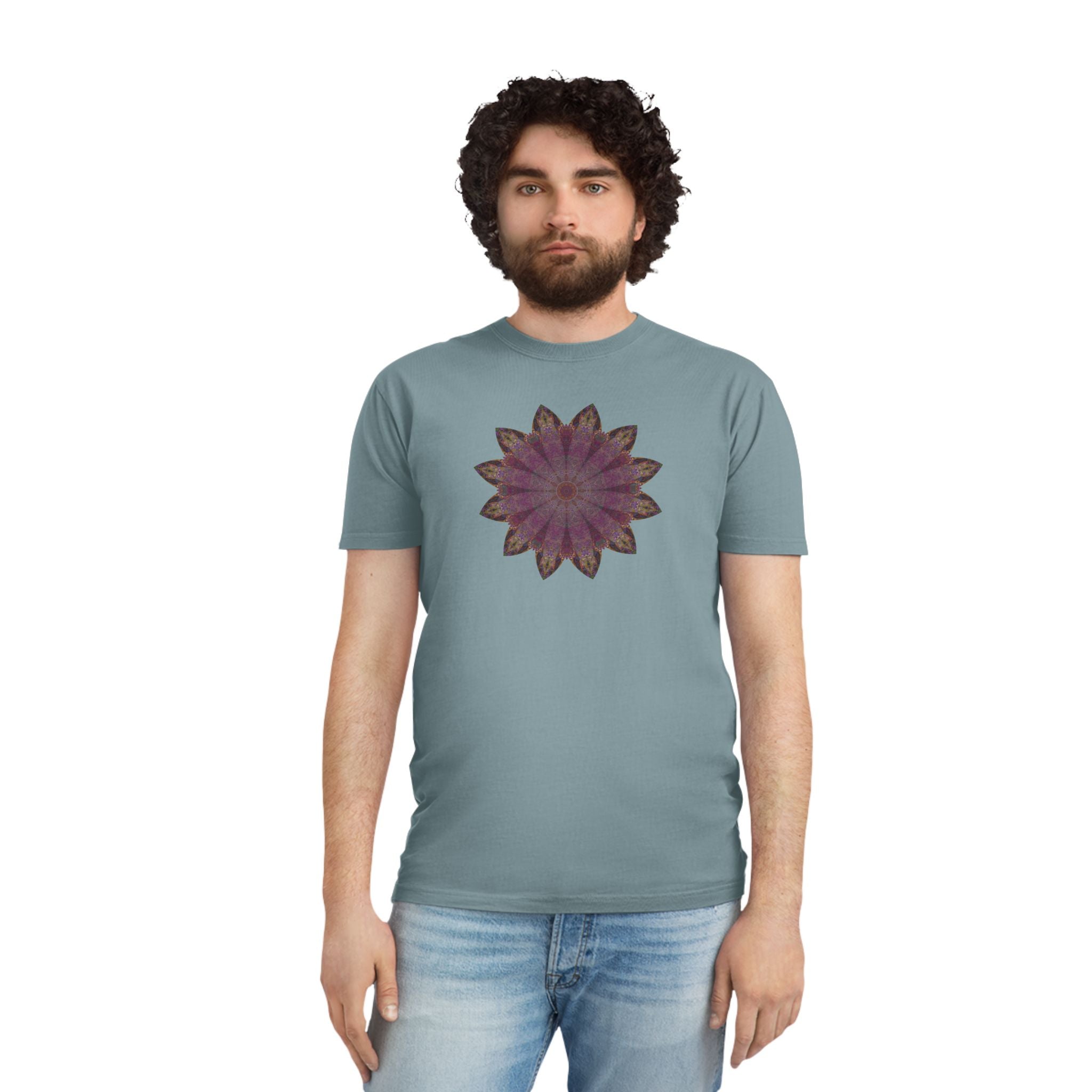 Unisex Faded Shirt - Love Light Mandalas No.6