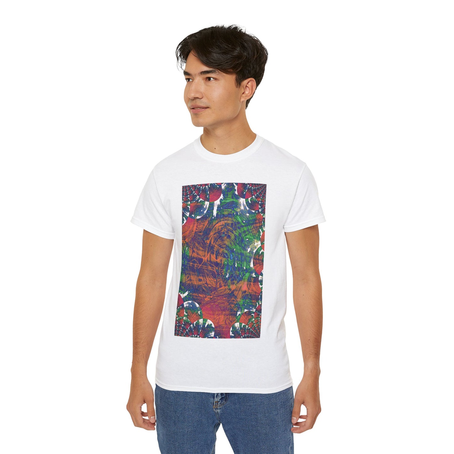 Unisex Ultra Cotton Tee - Love Light Fractals No.2