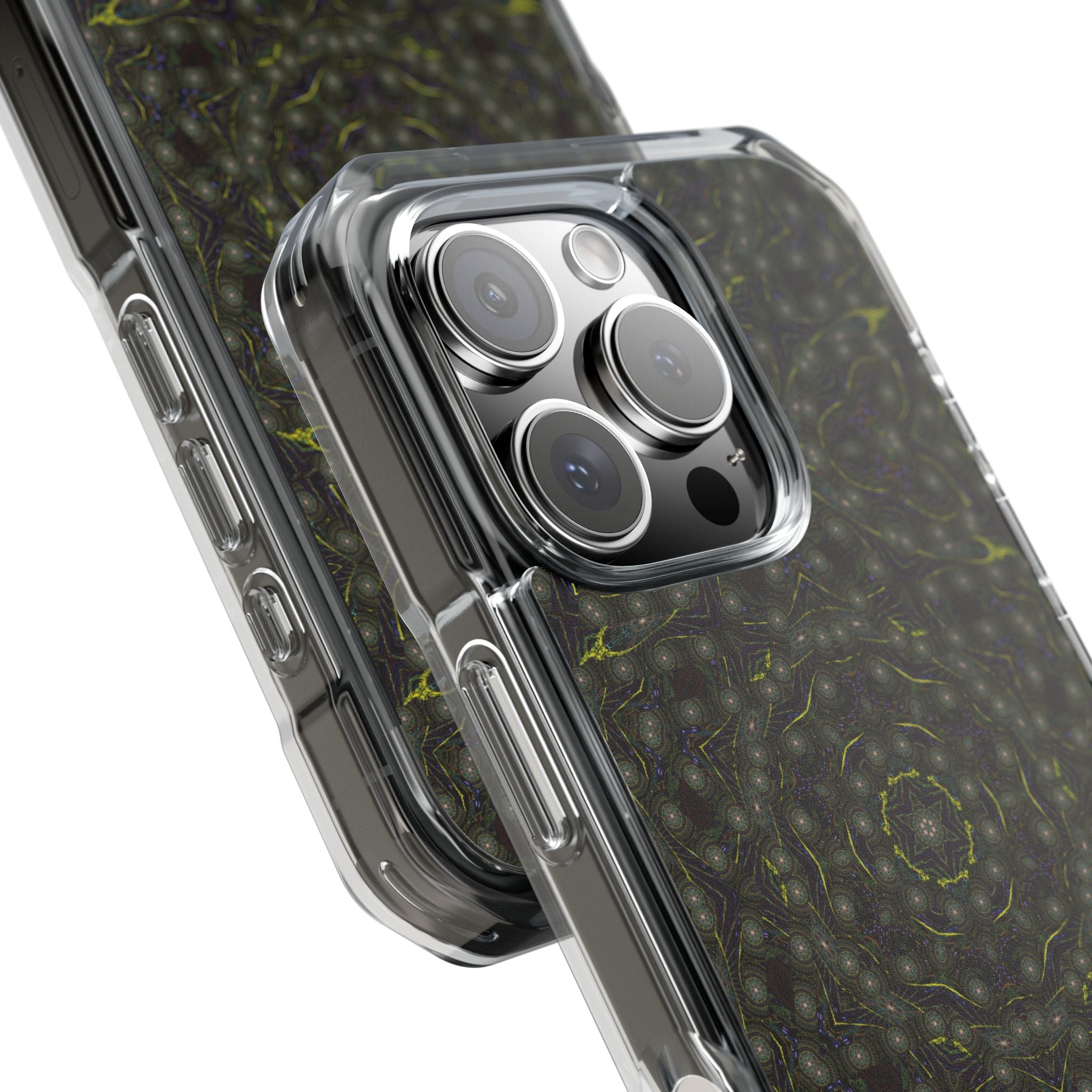 iPhone 16 Magnetic Clear Impact Case - P5 Kaleidoscopic No.2