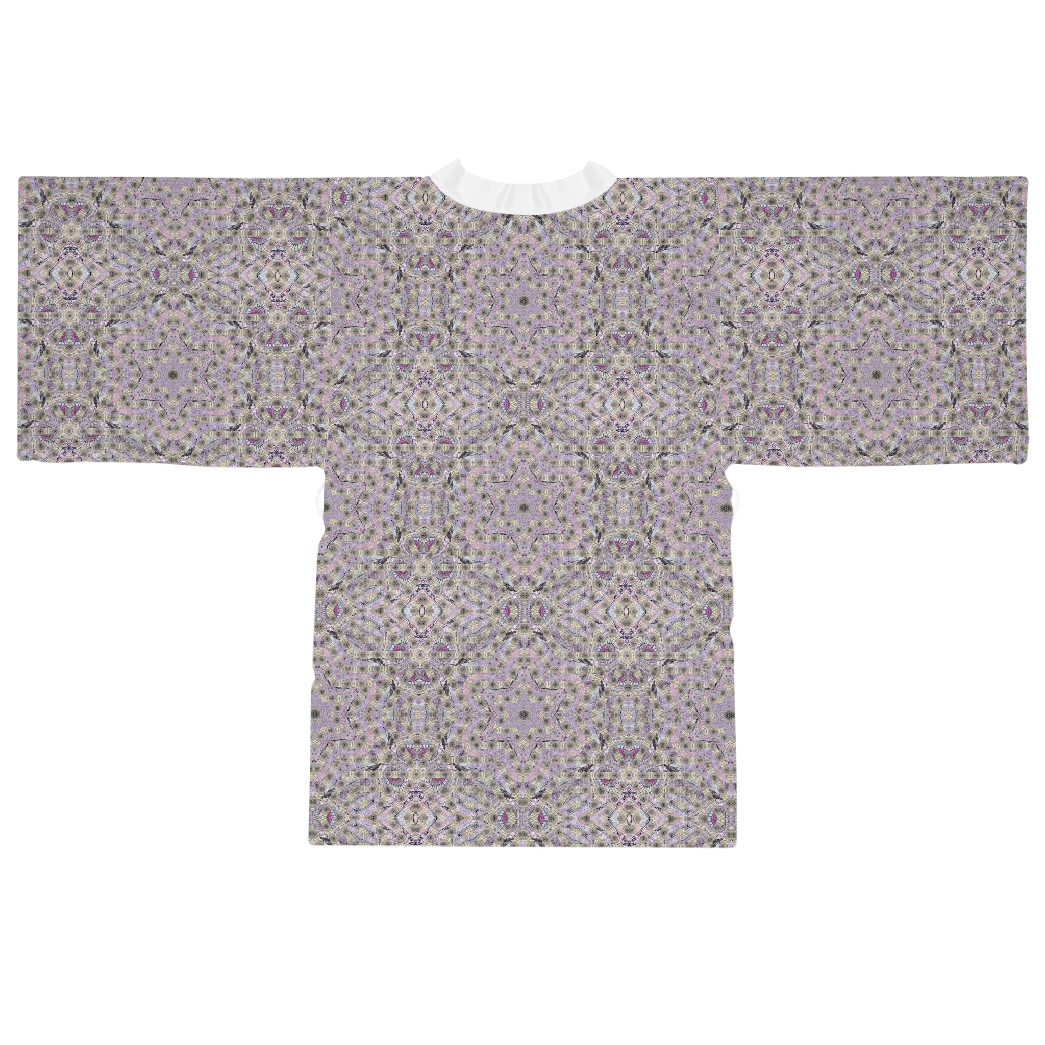 Long Sleeve Kimono Robe - P5 Kaleidoscopic No.23