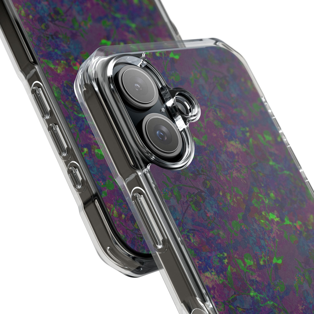 iPhone 16 Magnetic Clear Impact Case - Hidden Weave Series V3 No.23