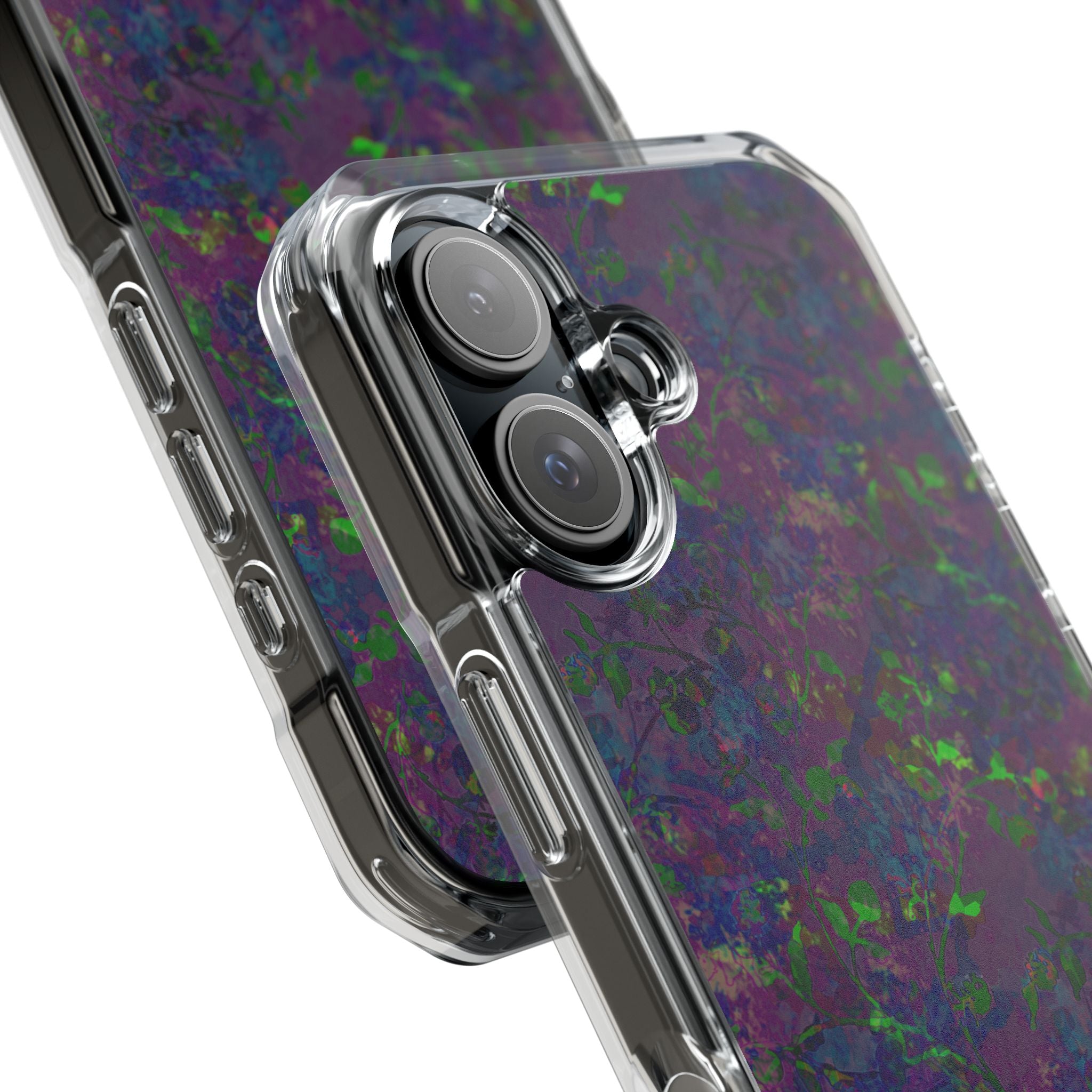 iPhone 16 Magnetic Clear Impact Case - Hidden Weave Series V3 No.23