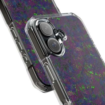 iPhone 16 Magnetic Clear Impact Case - Hidden Weave Series V3 No.23