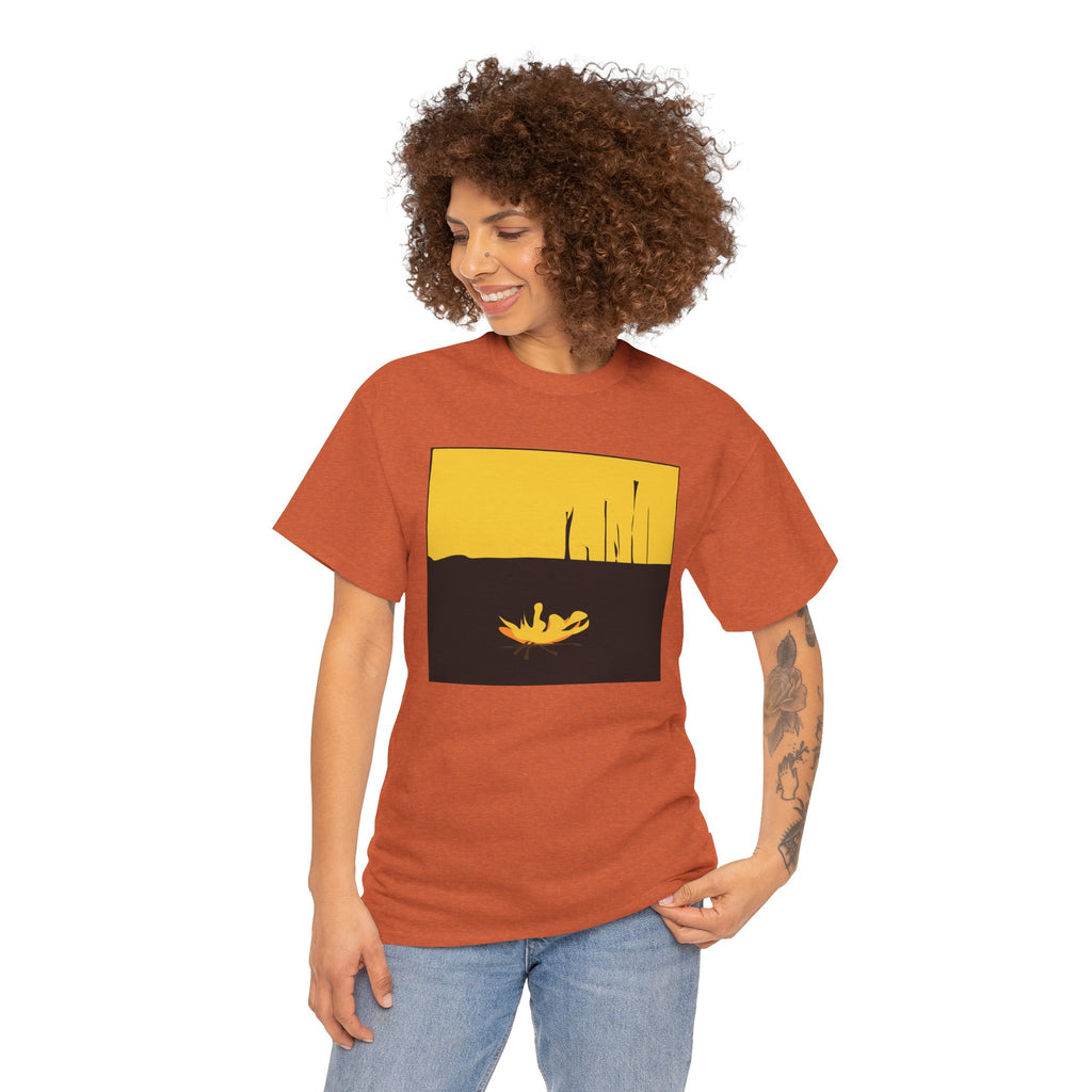 Unisex Heavy Cotton Tee - The Traveller Series (Fire)