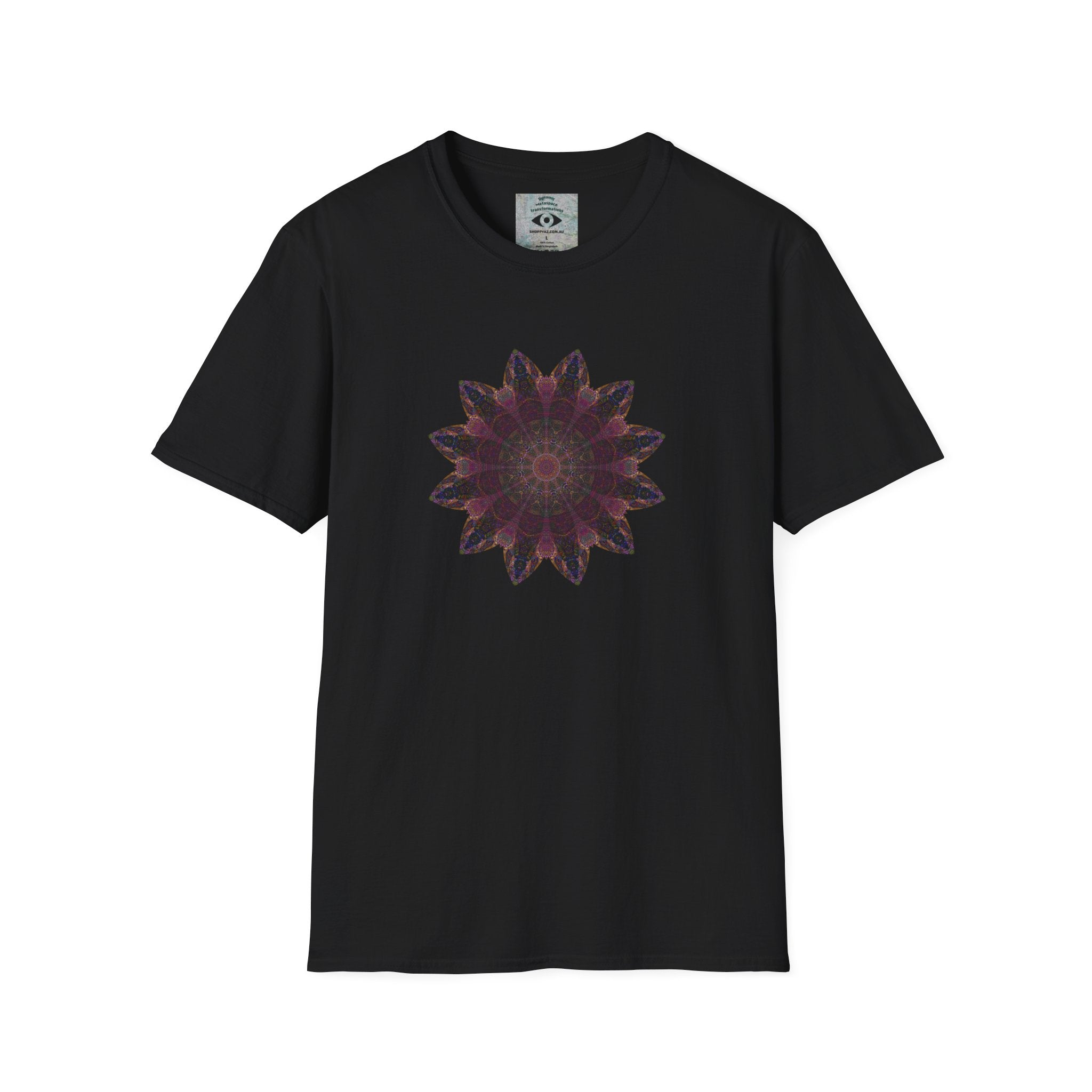 Unisex Softstyle T-Shirt - Love Light Mandalas No.8