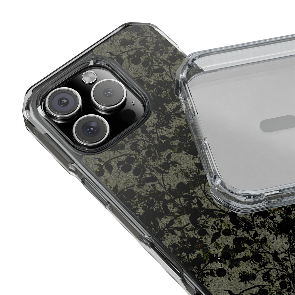 iPhone 16 Magnetic Clear Impact Case - Hidden Weave Series V3 No.25