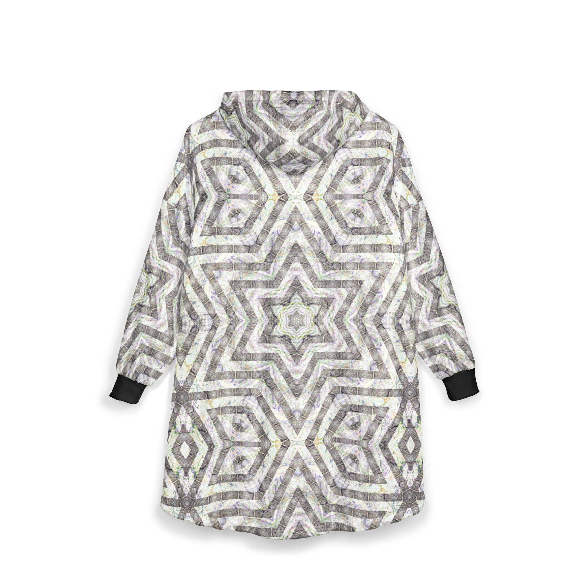 Unisex Hooded Blanket - P5 Kaleidoscopic No. 19