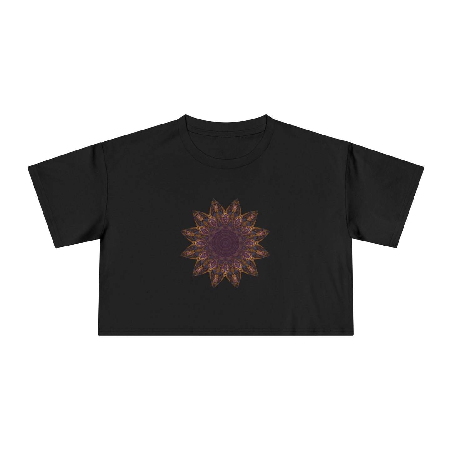 Women's Cropped Tee - Love Light Mandalas No.1