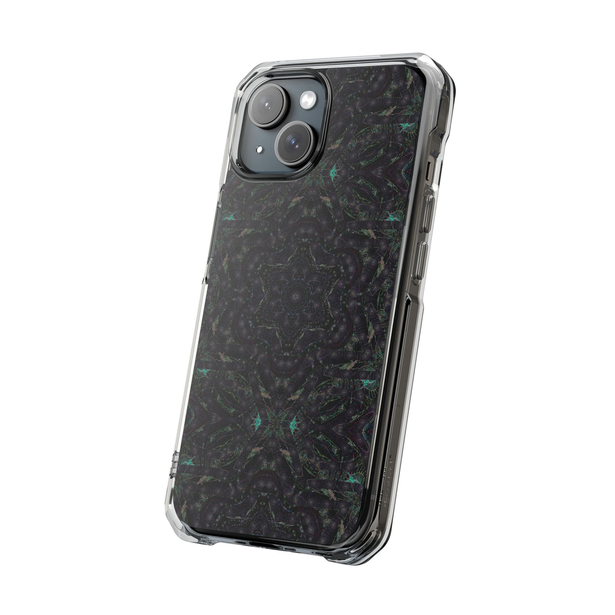 iPhone 15 Magnetic Clear Impact Case - P5 Kaleidoscopic No.31