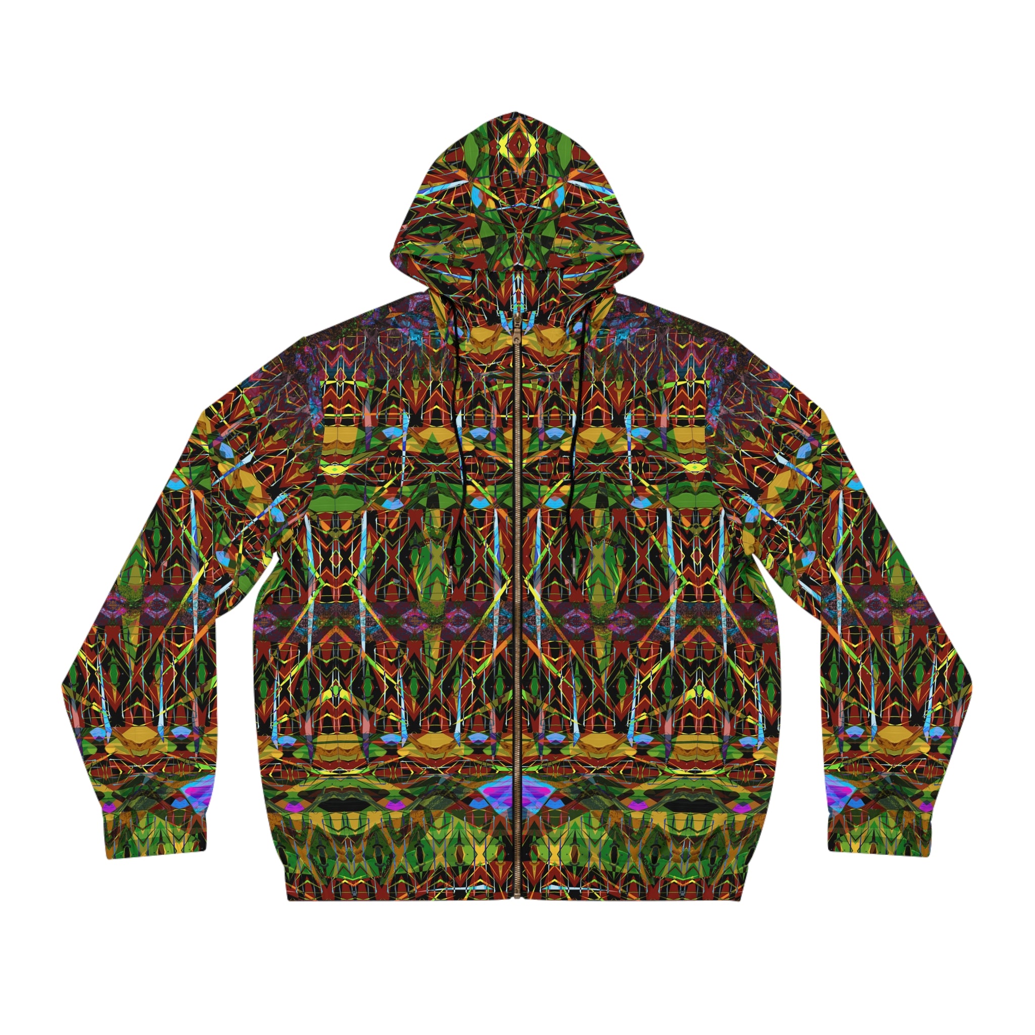 Men's Full-Zip Hoodie - Mandala Series No.5