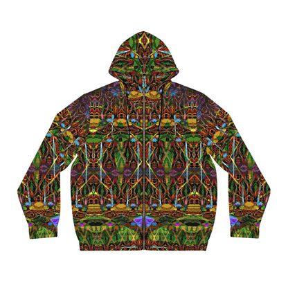 Men's Full-Zip Hoodie - Mandala Series No.5