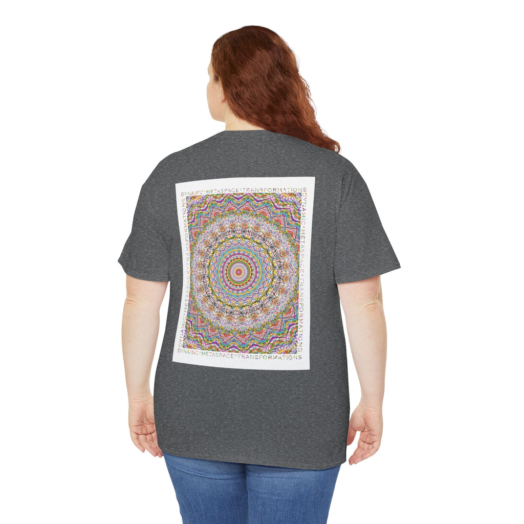 Unisex Heavy Cotton Tee (Back) - DMT Seer No.9