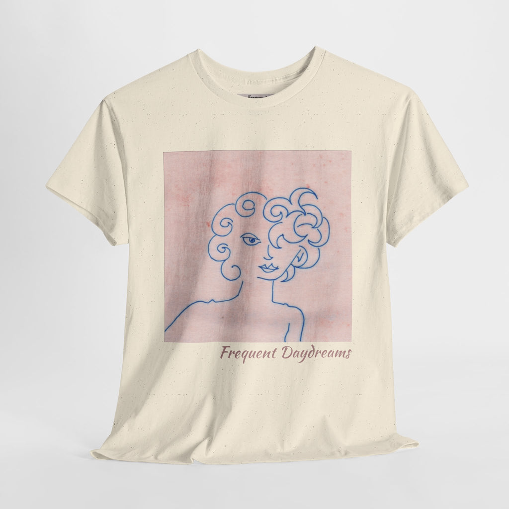 Unisex Heavy Cotton Tee - Frequent Daydreams Sketch No.47