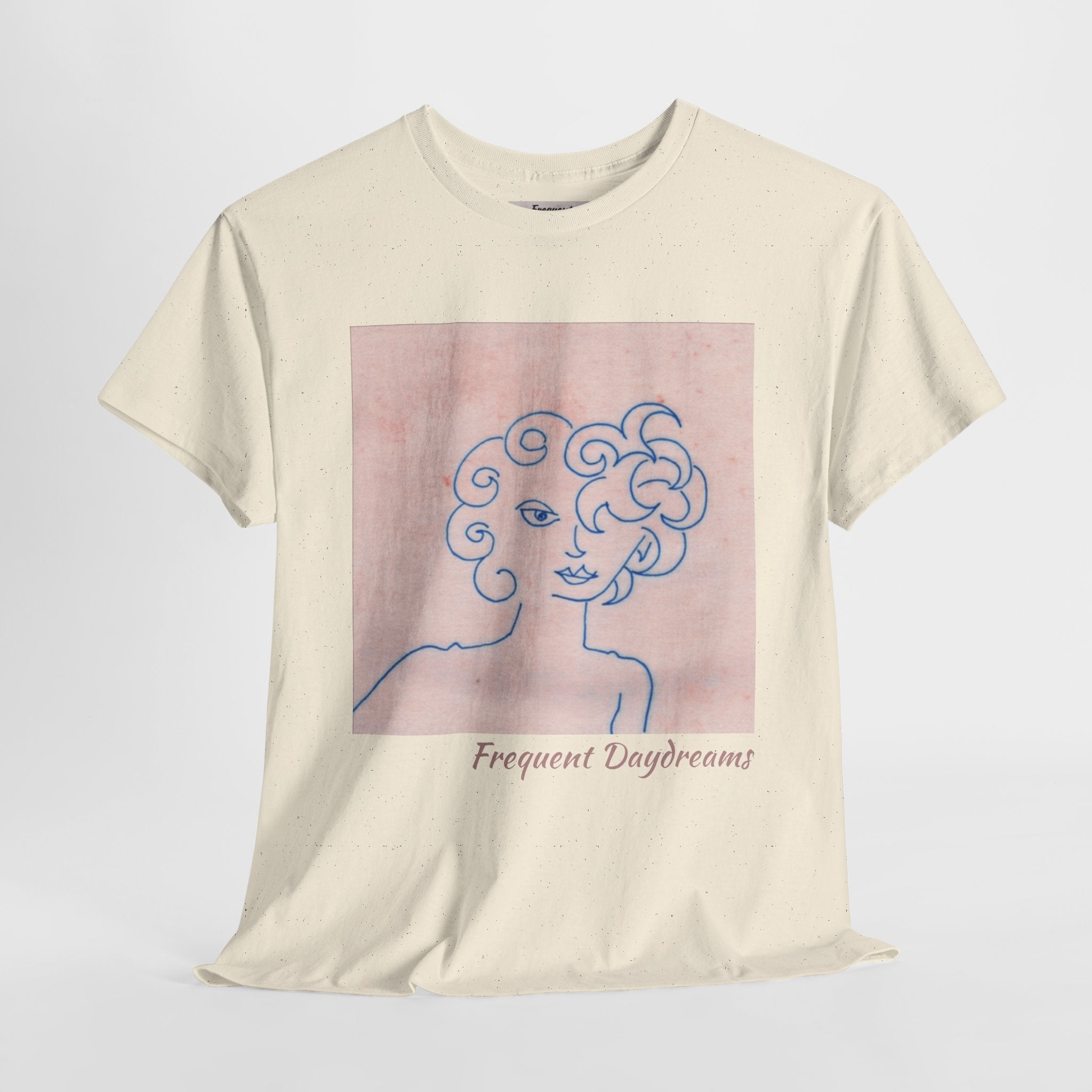 Unisex Heavy Cotton Tee - Frequent Daydreams Sketch No.47