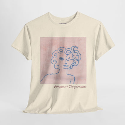 Unisex Heavy Cotton Tee - Frequent Daydreams Sketch No.47