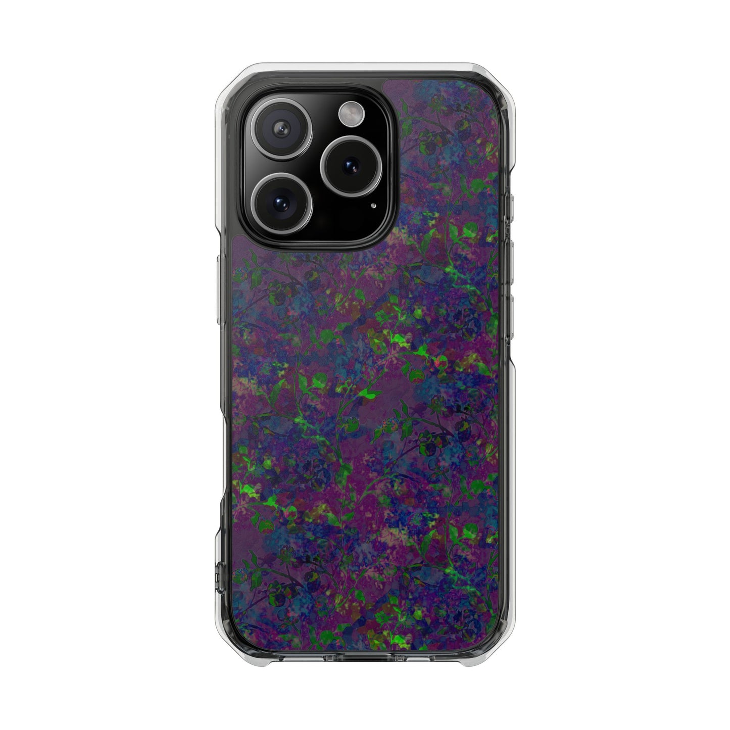 iPhone 16 Magnetic Clear Impact Case - Hidden Weave Series V3 No.23