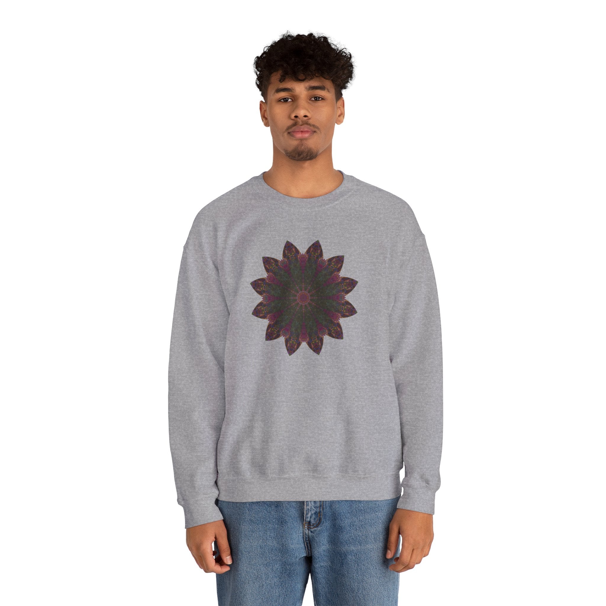 Unisex Heavy Blend™ Crewneck Sweatshirt - Love Light Mandalas No.7