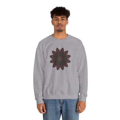 Unisex Heavy Blend™ Crewneck Sweatshirt - Love Light Mandalas No.7