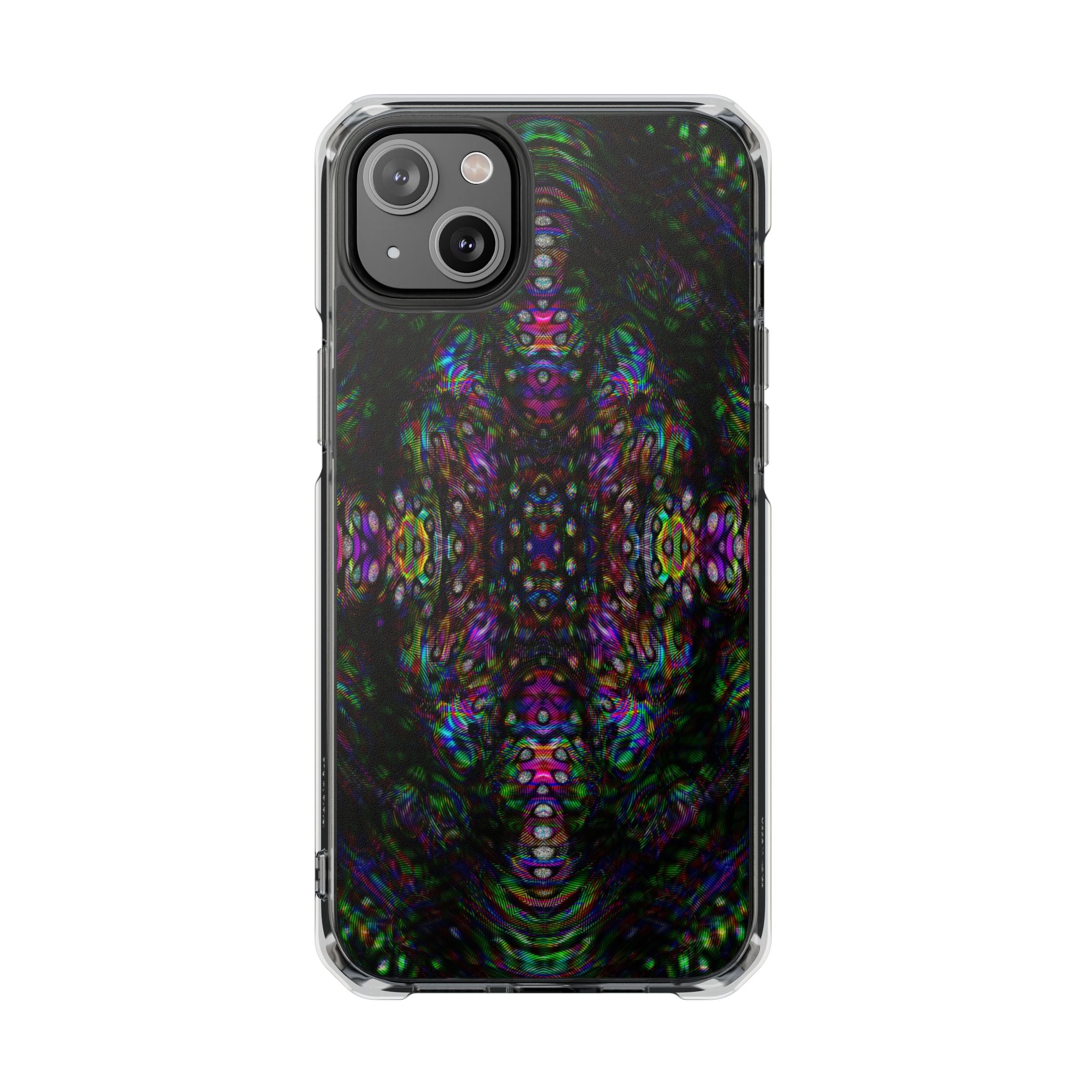 iPhone 14 Magnetic Clear Impact Case - DMT Scribe Tiles No.2