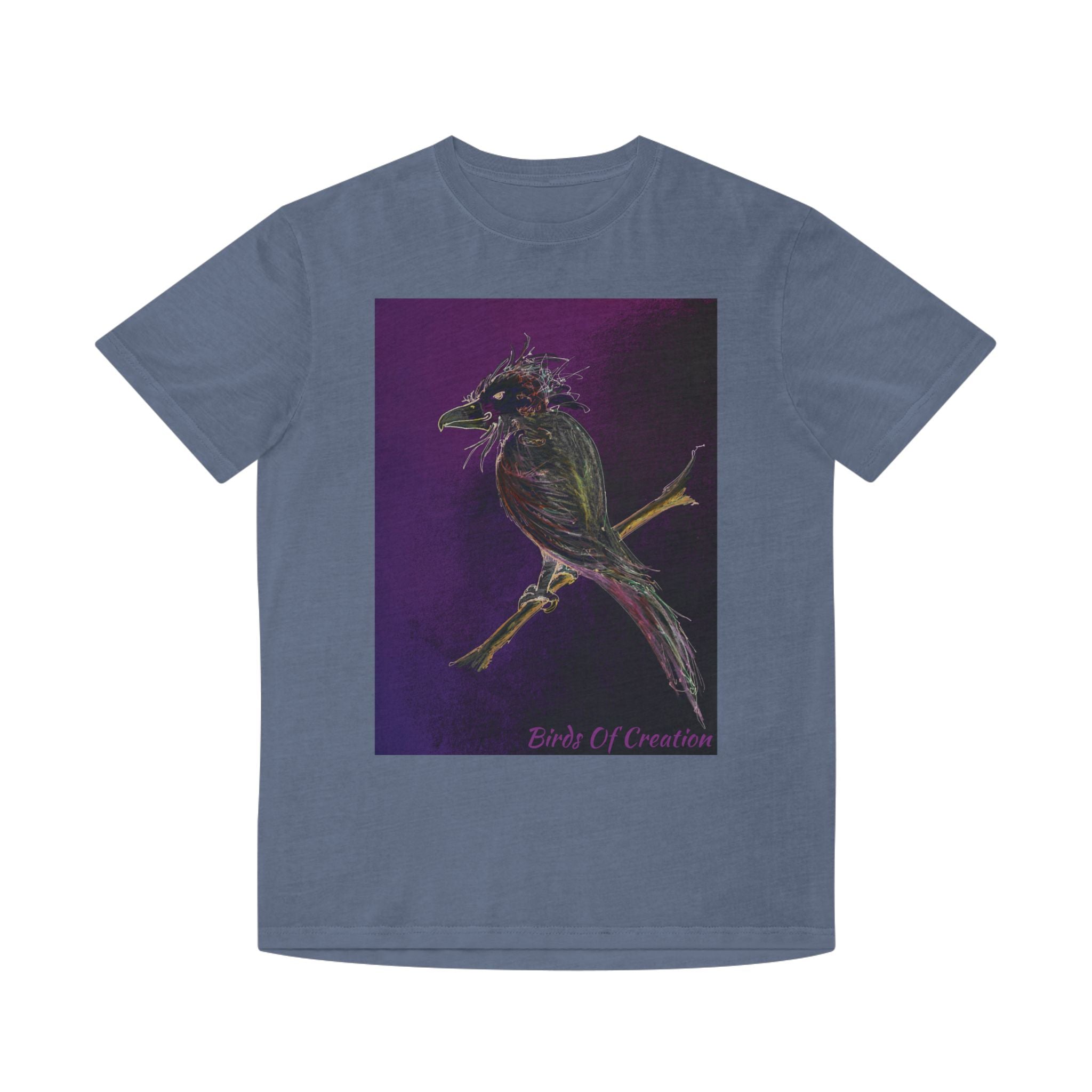 Unisex Faded Shirt - Birds Of Creation No.1