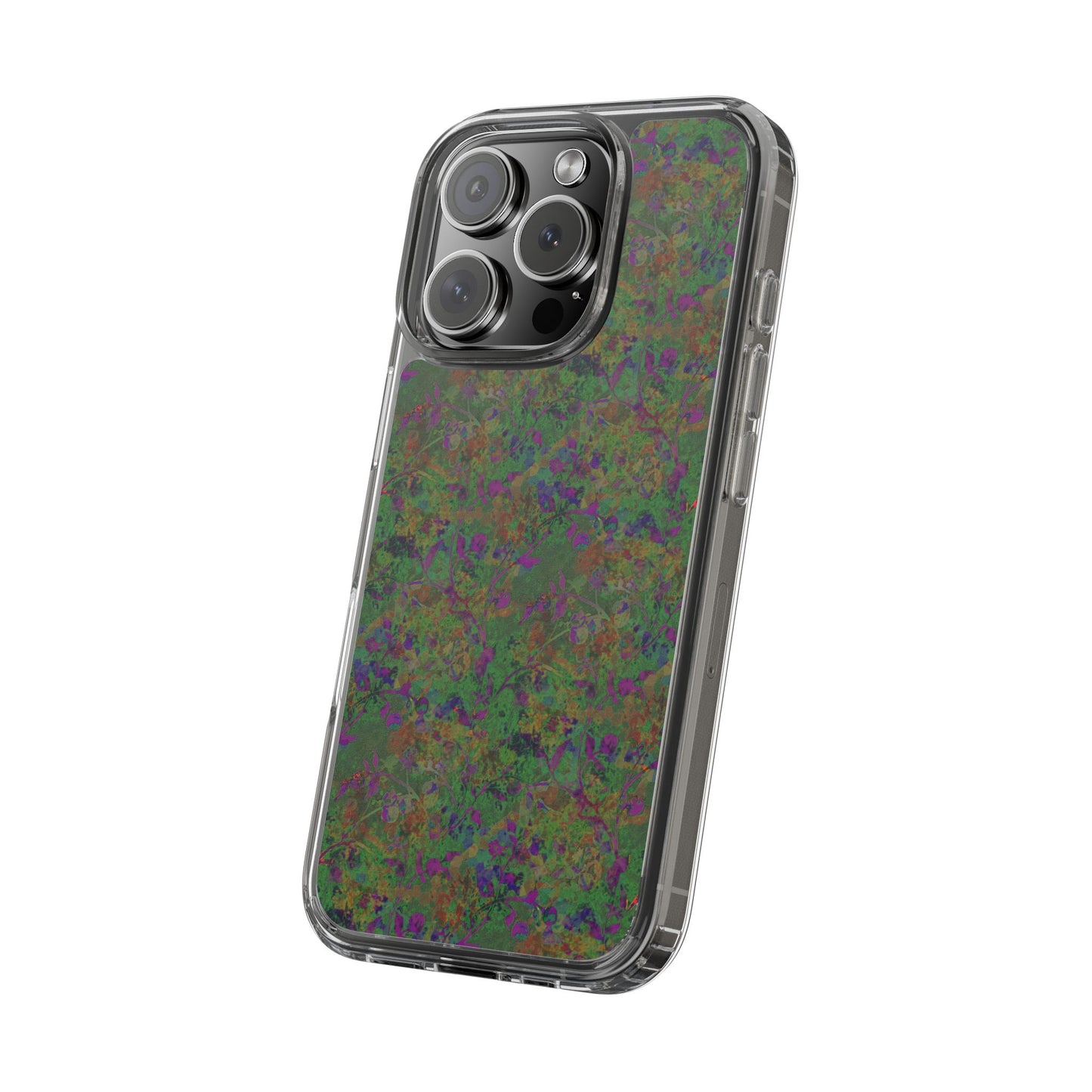 iPhone 16 Clear Case – Hidden Weave Series V3 No.24