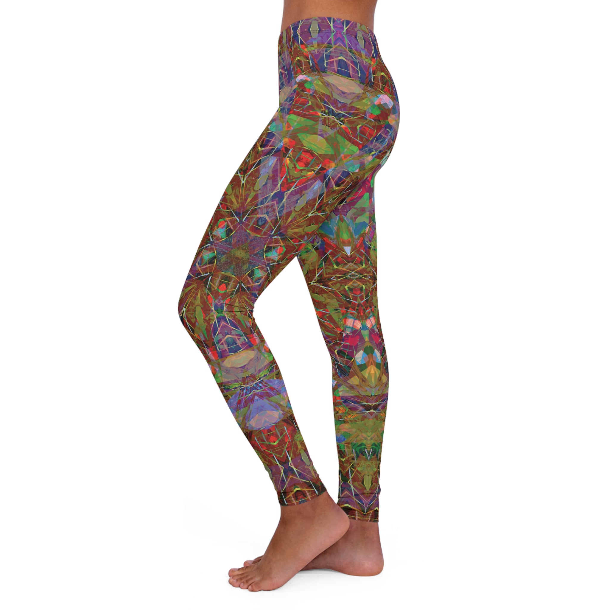 Spandex Leggings - Mandala Series No.15