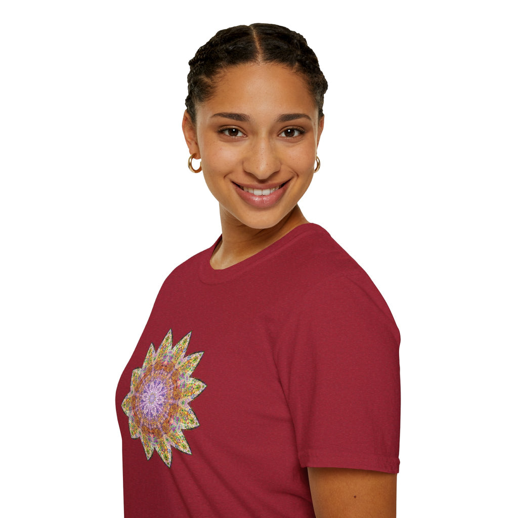 Unisex Softstyle T-Shirt - Love Light Mandalas No.14