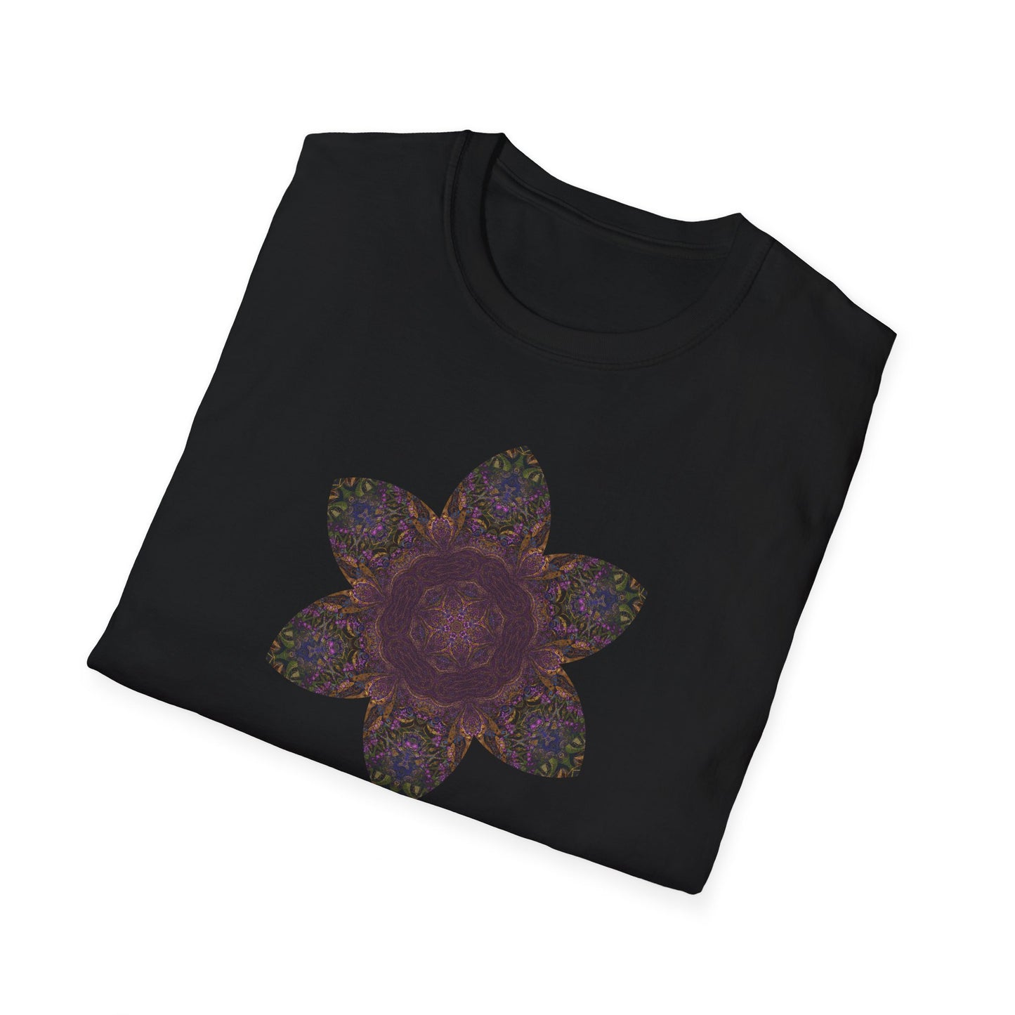 Unisex Softstyle T-Shirt - Love Light Mandalas No.3