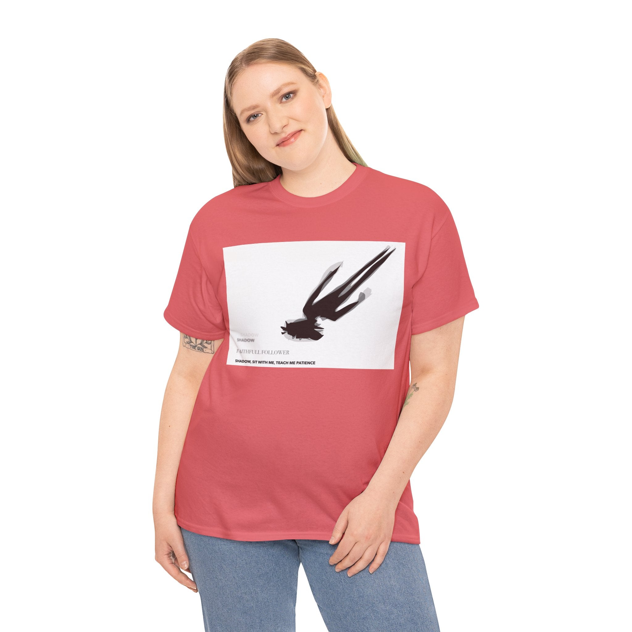 Unisex Heavy Cotton Tee - The Traveller Series (Shadow)