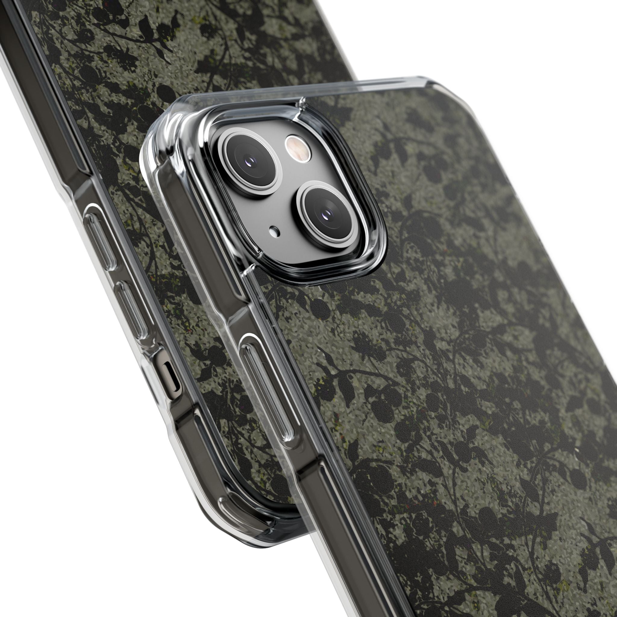 iPhone 14 Magnetic Clear Impact Case - Hidden Weave Series V3 No.25