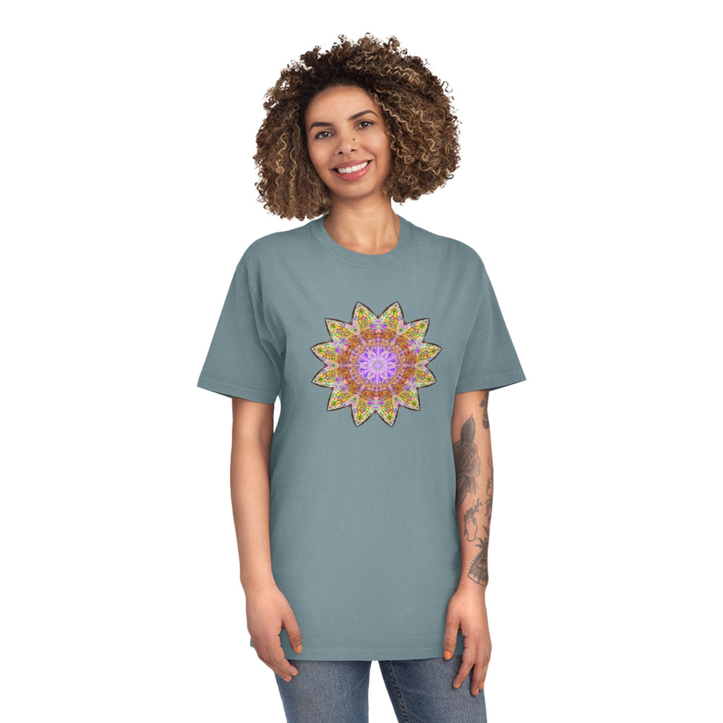 Unisex Faded Shirt - Love Light Mandalas No.14