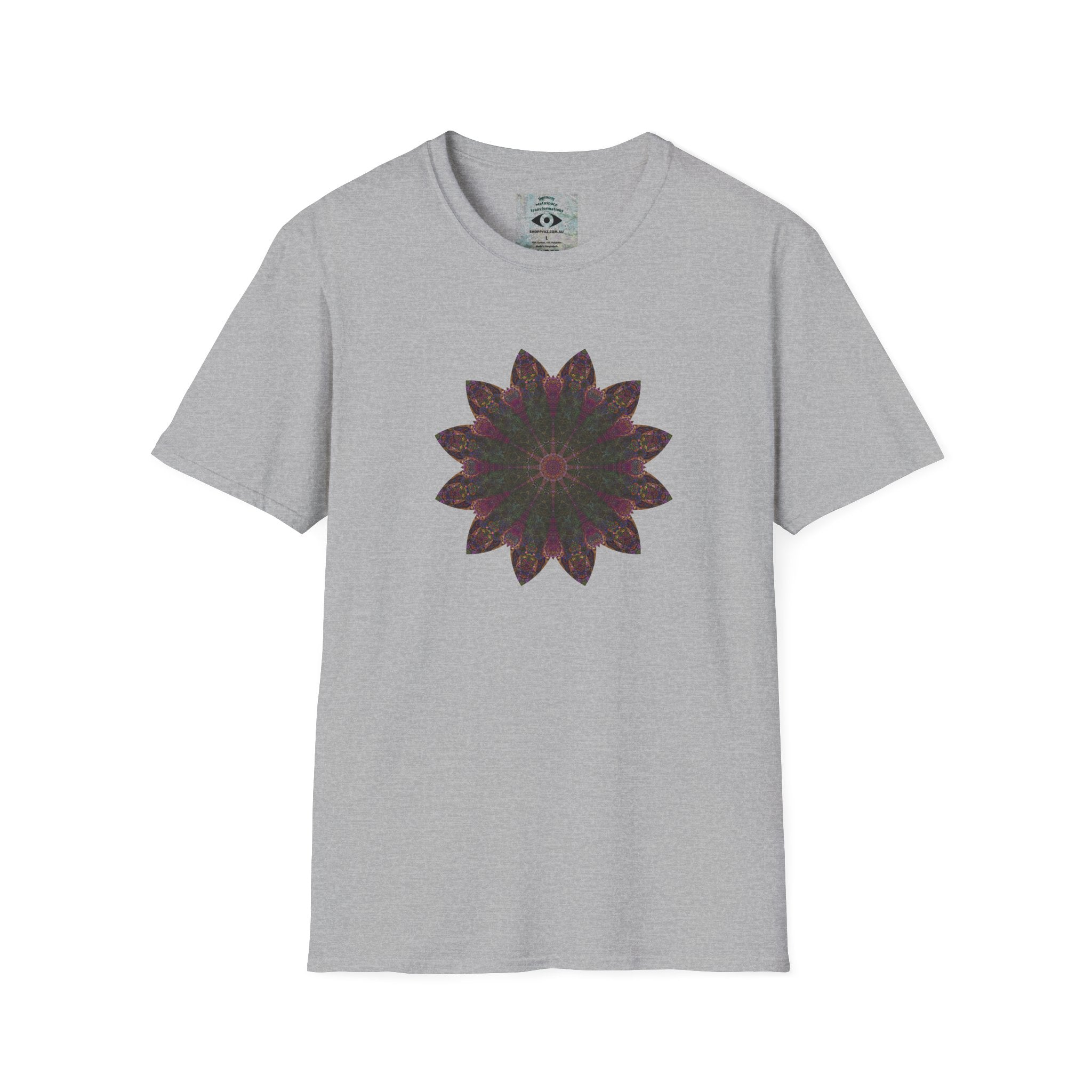 Unisex Softstyle T-Shirt - Love Light Mandalas No.7