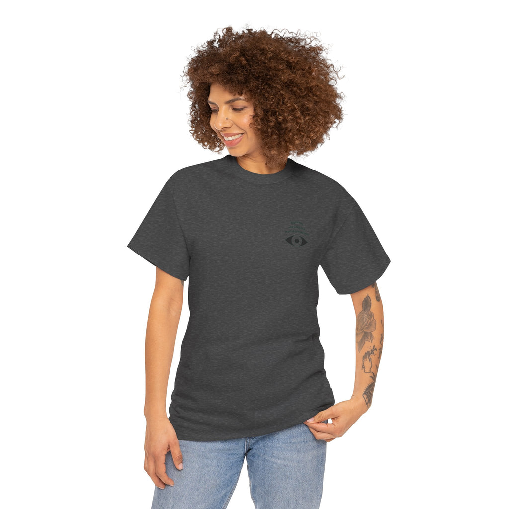 Unisex Heavy Cotton Tee (Back) - DMT Seer No.10