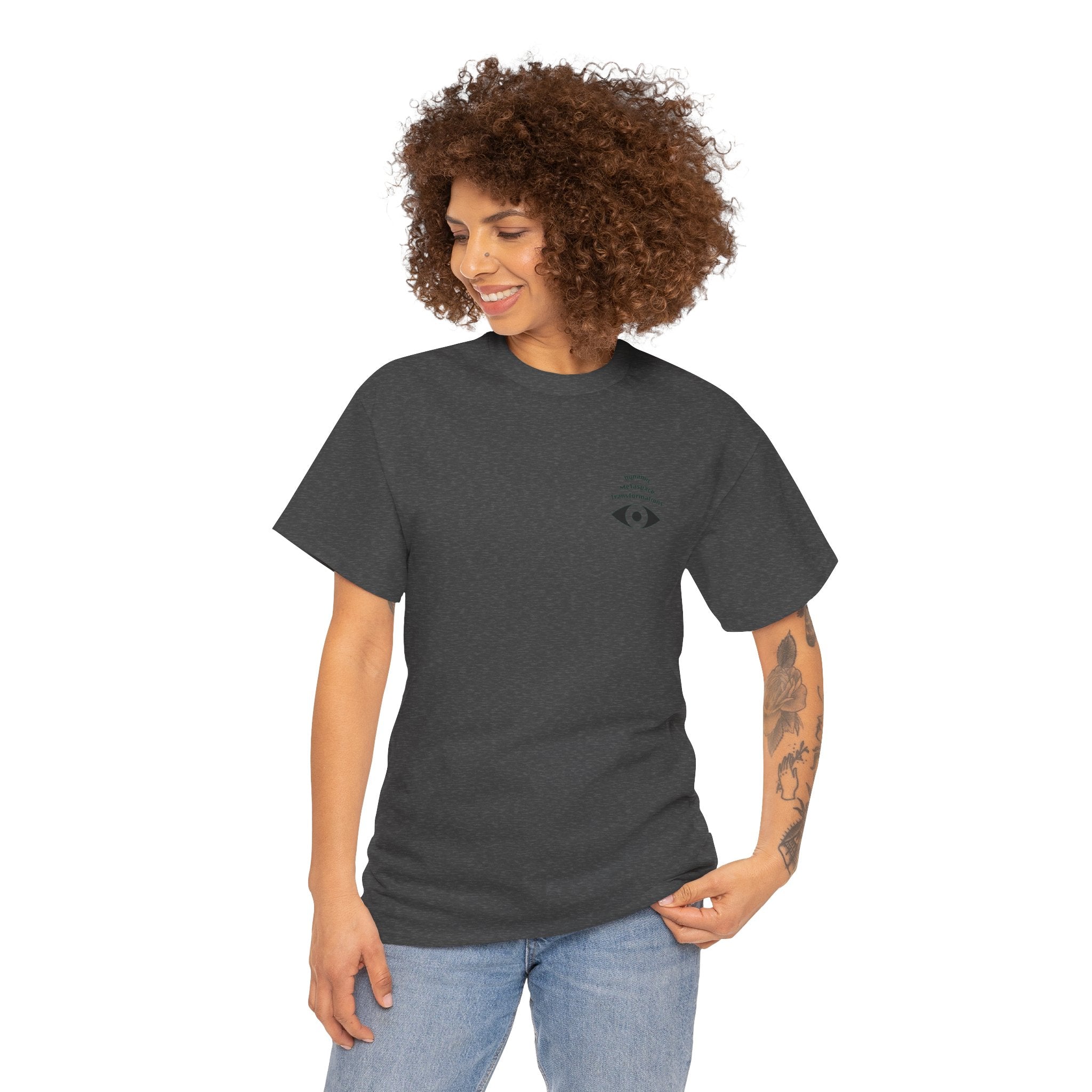 Unisex Heavy Cotton Tee (Back) - DMT Seer No.10