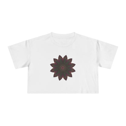 Women's Cropped Tee - Love Light Mandalas No.7