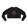 Women's Cropped Sweatshirt - Love Light Mandalas No.3