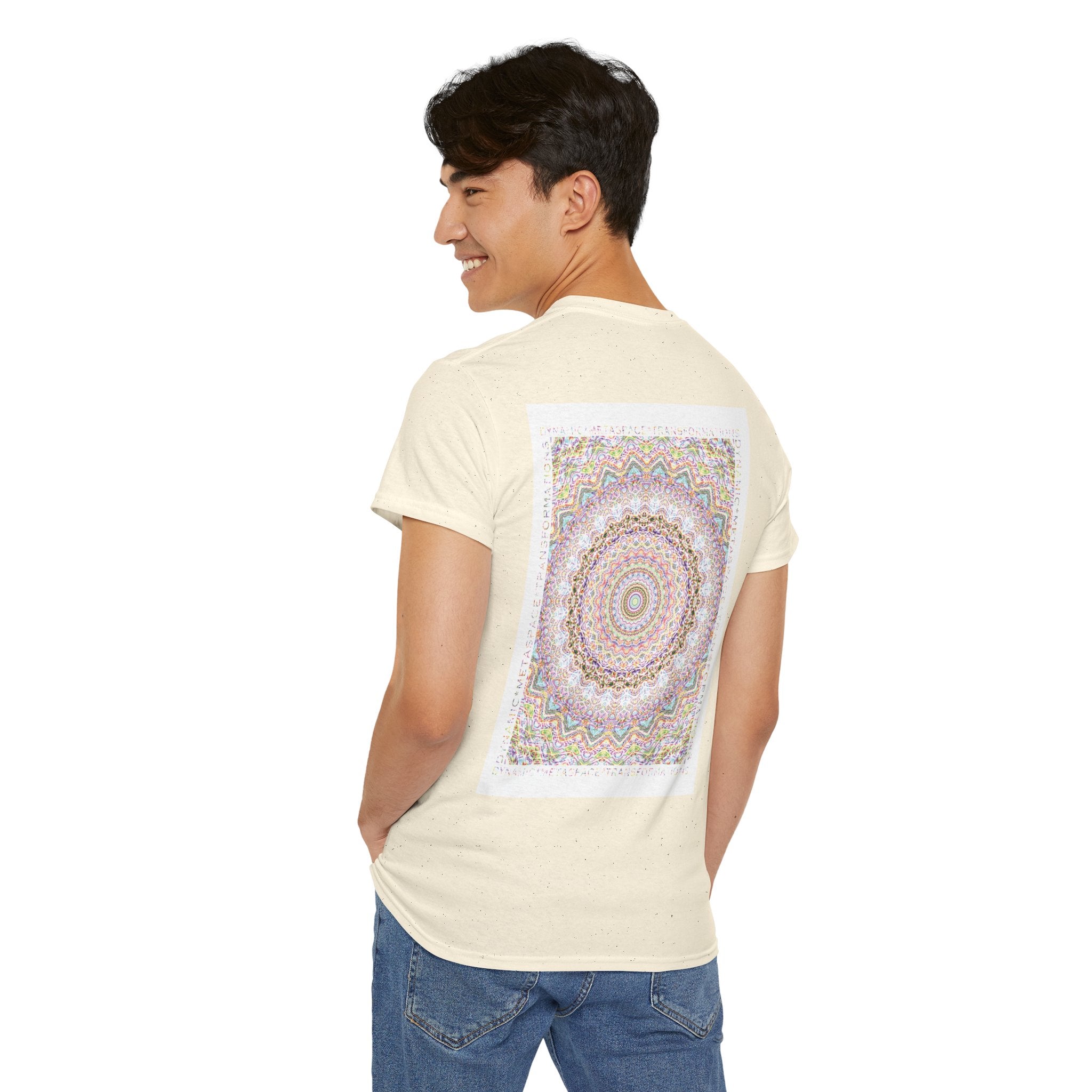 Unisex Heavy Cotton Tee (Back) - DMT Seer No.8