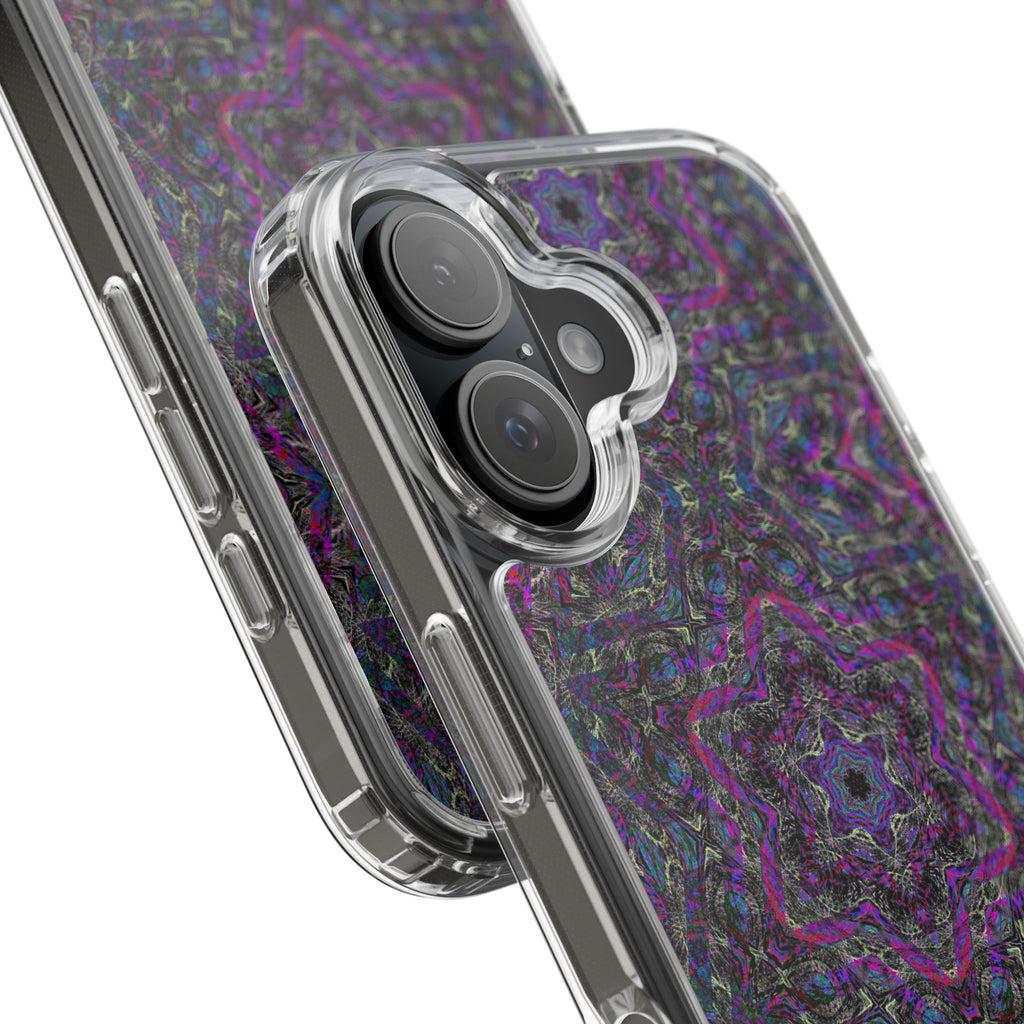 iPhone 16 Clear Case – P5 Kaleidoscopic No.33
