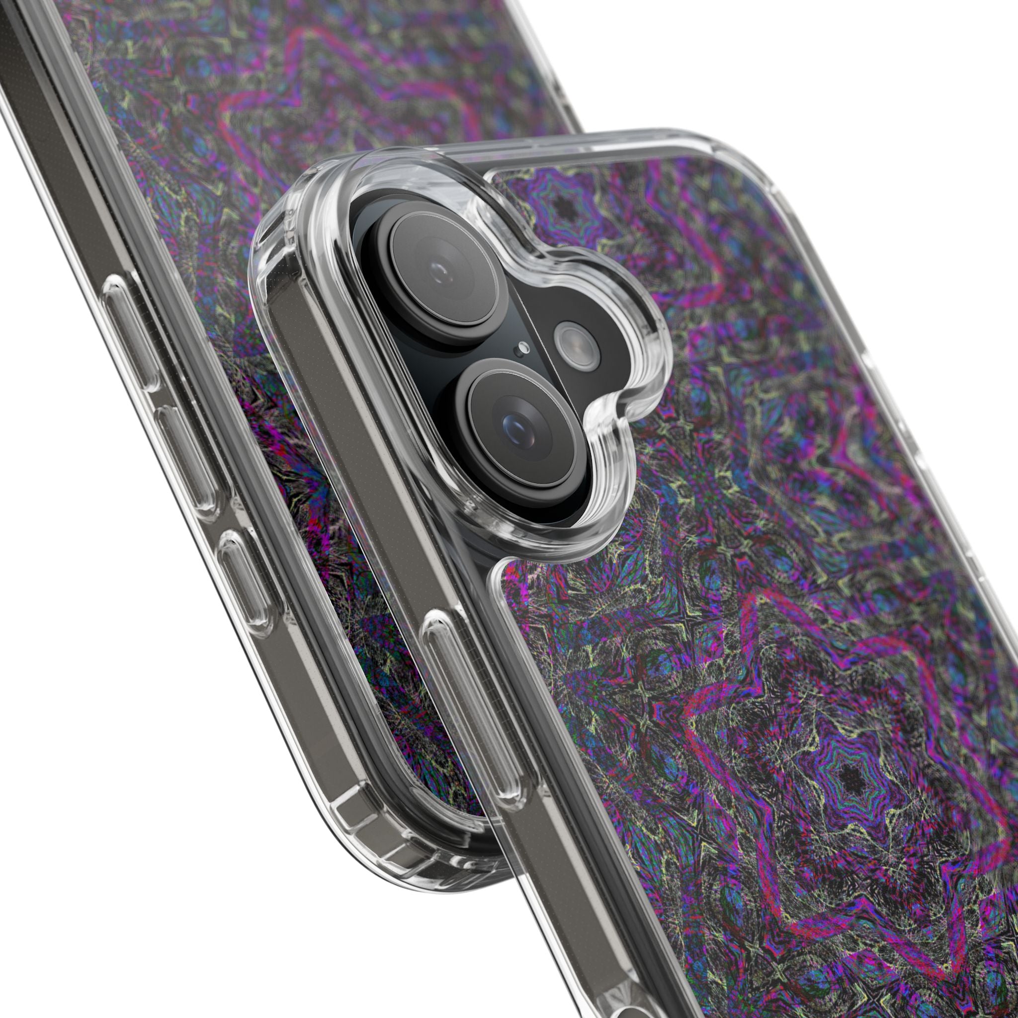 iPhone 16 Clear Case – P5 Kaleidoscopic No.33