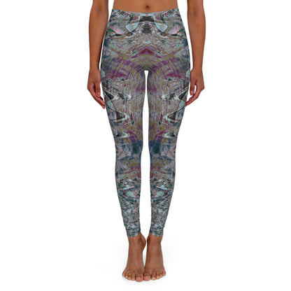 Spandex Leggings - Love Light Fractals No.5a