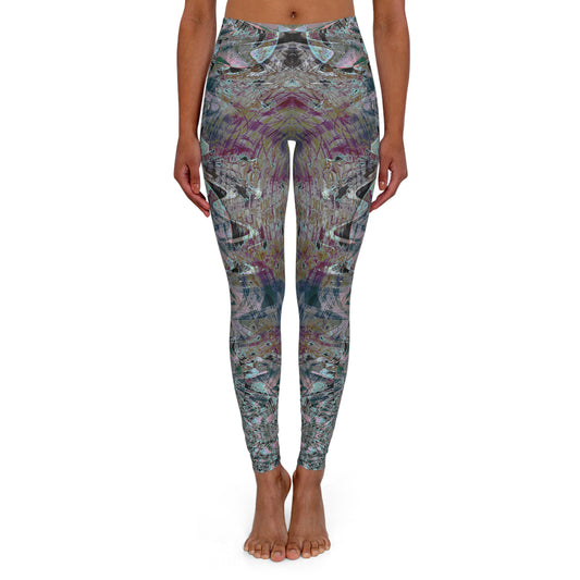 Spandex Leggings - Love Light Fractals No.5a