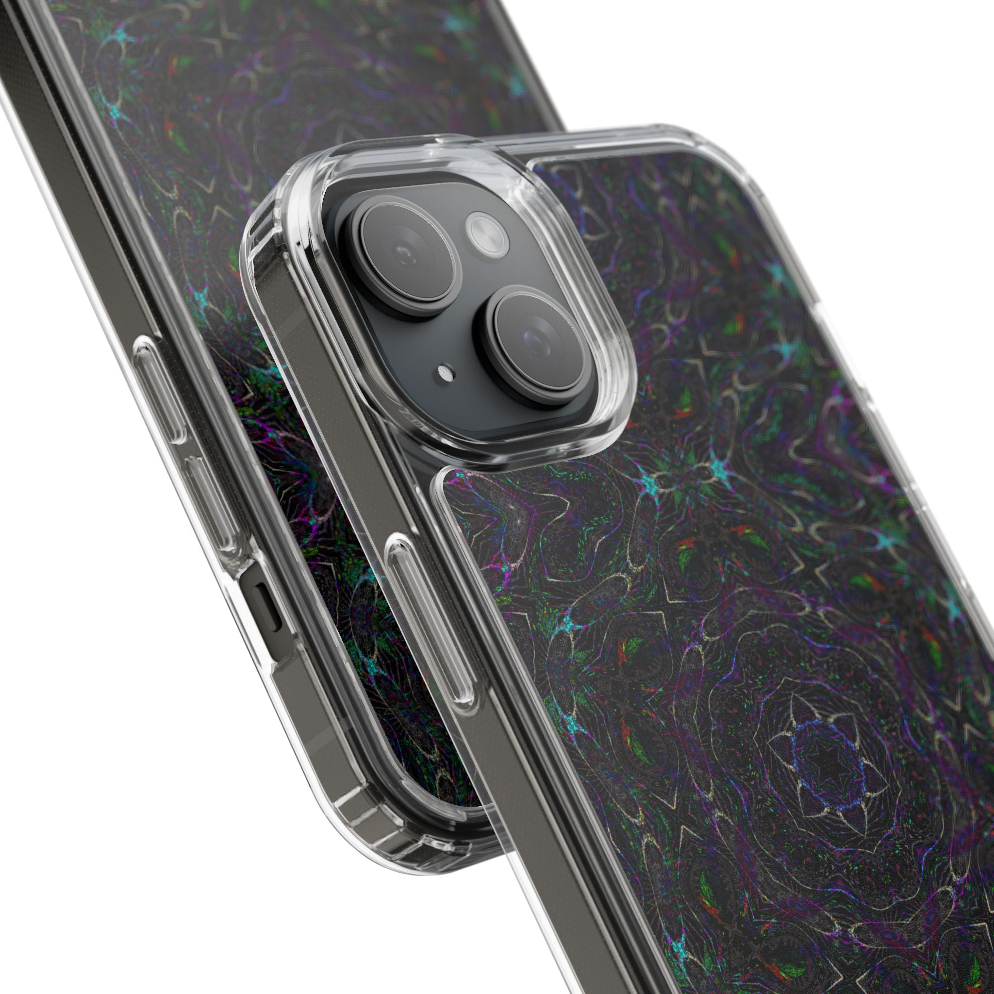 iPhone 15 Clear Case – P5 Kaleidoscopic No.32